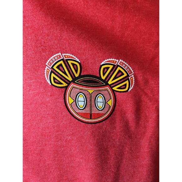 Disney Cruise Line Lookout Cay Lighthouse Point Junkanoo Shirt Adult Large Red - Picture 4 of 6